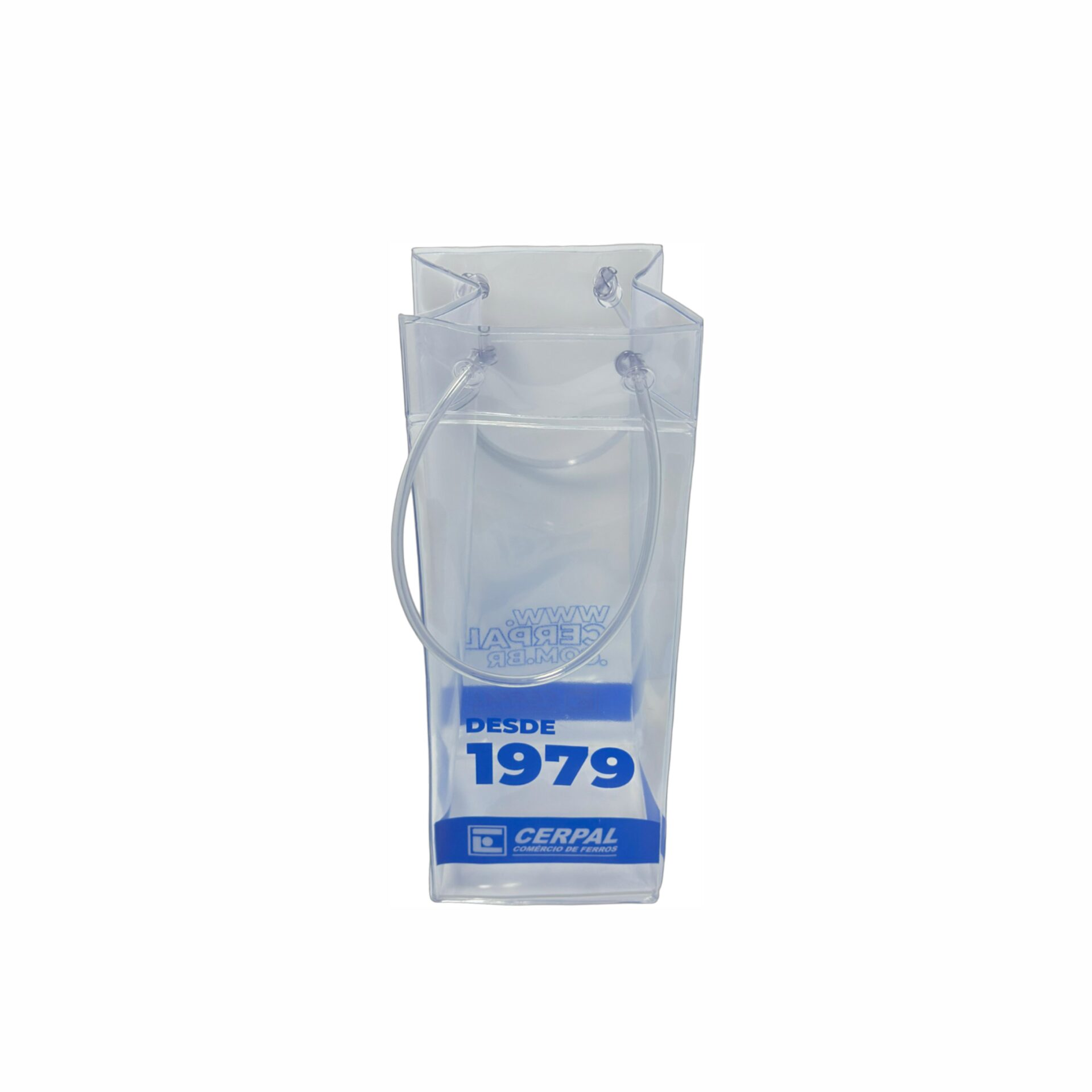 Ice Bag com Alça PVC e Canudo